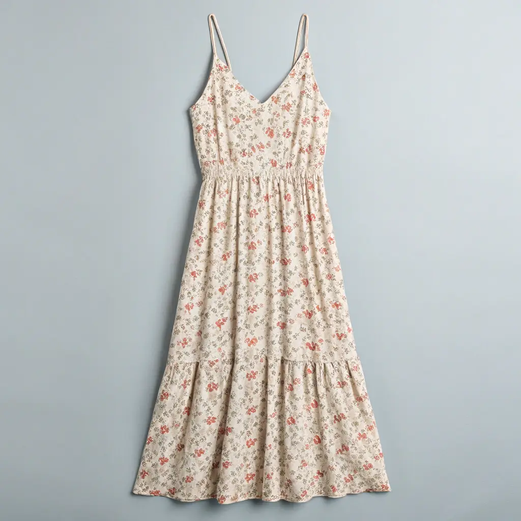 Casual Day Dress with Ruffles